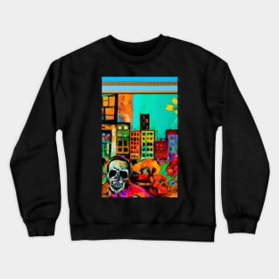 DAY OF THE DEAD SKULL7 Crewneck Sweatshirt